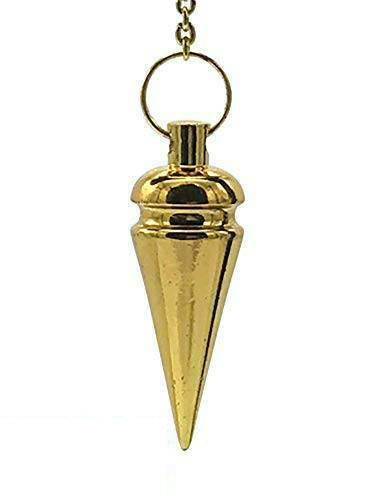 Deluxe Gold Spirit Pendulum Lo Scarabeo Gold Metal Divination NEW