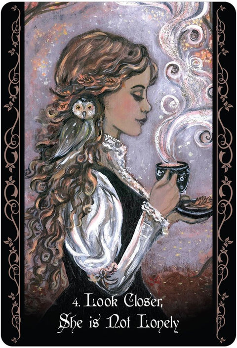 The Solitary Witch Oracle Blue Angel Artwork By Lady Viktoria Wisdom Awakening