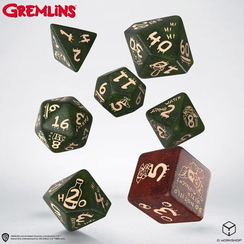 Gremlins Dice Set Inspired By 80S Movie Hobby Role Playing Games Q-Workshop NEW