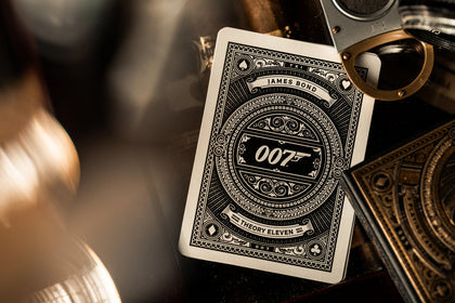 James Bond Agent 007 Playing Cards Theory11 Black Gold Poker Deck