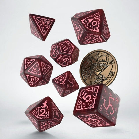 The Witcher Dice Set Crones - Whispess With Coin Role Play Games Q-Workshop NEW