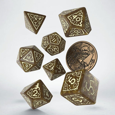 The Witcher Dice Set Crones- The Weavess And Coin Role Play Games Q-Workshop NEW