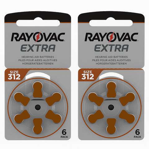 * Order in Bulk * Rayovac Extra Advanced 312 Batteries PR41 - Zinc Air