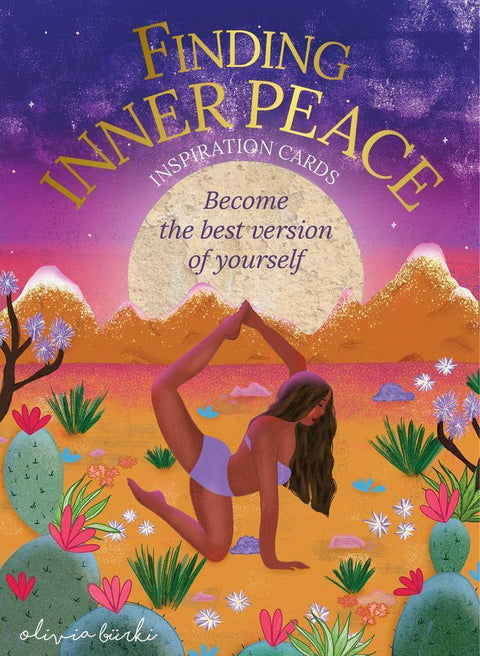 Finding Inner Peace Inspiration Cards Rockpool Publishing 36 Cards Booklet NEW