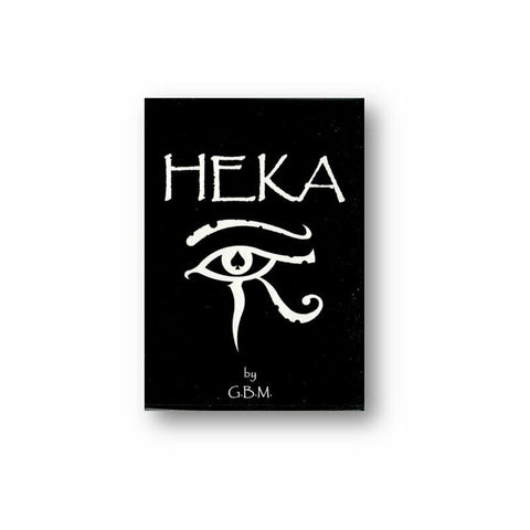 Heka Playing Cards Deck Difatta Gbm G.B.M. USpcc Magic Tricks Poker Black NEW