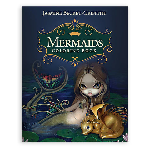 Mermaids Coloring Book Blue Angel