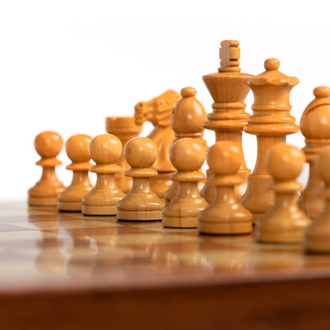 Italfama Magnetic Wooden Chess Set 30x30cm with Checkers, Folding Board, Travel