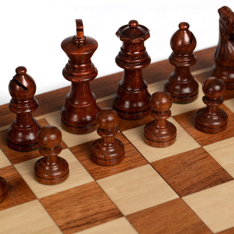Italfama Magnetic Wooden Chess Set 30x30cm with Checkers, Folding Board, Travel