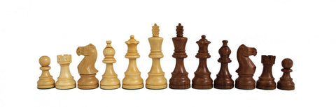 Italfama Acacia Wood Weighted Chess Pieces, Classic, Made in Italy, King 8.1cm