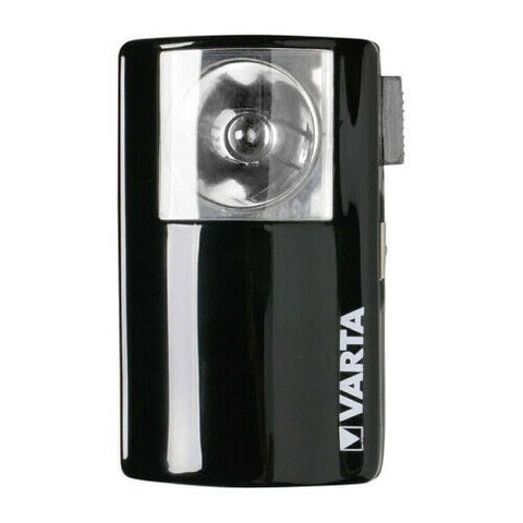 Varta Palm Light 16645 Flashlight With Clip 15 Lumens 3R12 Battery Included NEW