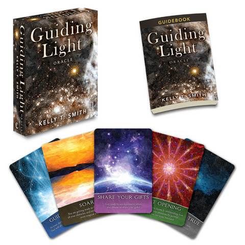Guiding Light Oracle Cards Deck And Guidebook By Kelly T Smith Beyond Words NEW