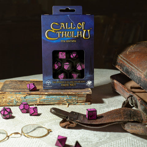 CALL OF CTHULHU 7TH EDITION BLACK MAGENTA RPG ROLE PLAYING GAMES Q-WORKSHOP NEW