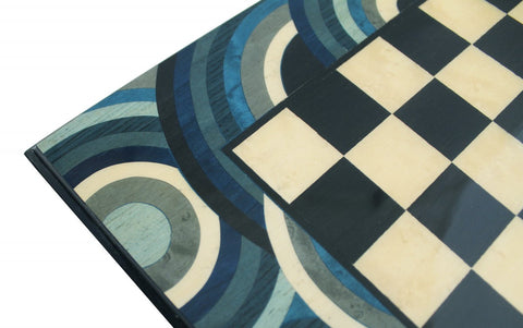 Italfama Italian Handmade Wooden Chess Board 36x36 cm, 3 cm Squares, Gloss