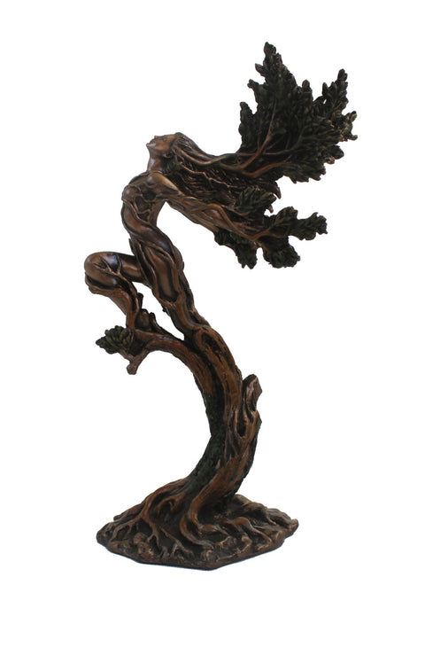 Italfama Nature Goddess Bronze Resin Statue 25cm Italian Mythology Decor