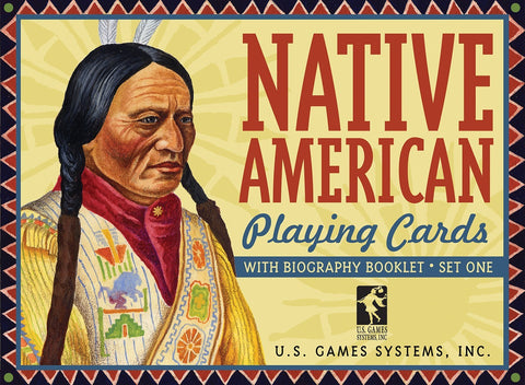 Native American Set Two Playing Cards Deck US Games Systems With Booklet