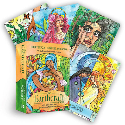 The Earthcraft Oracle Cards Deck And Guidebook Diaz & Anderson Hay House NEW