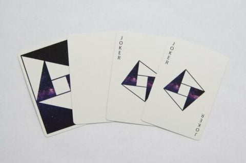 Pythagoras Playing Cards Deck Difatta USpcc Magic Tricks Poker Galaxy Purple NEW