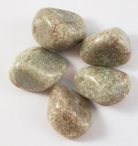 24 Large Tumble Stones - White Aventurine Gemstones Talisman Ancient Wisdom NEW