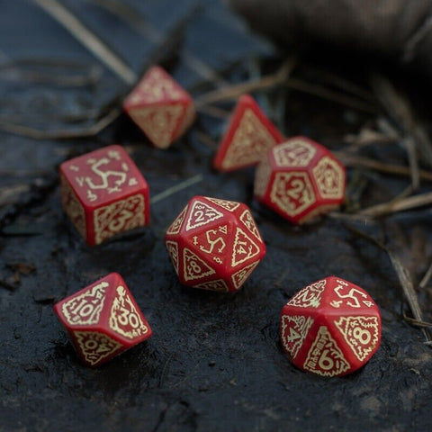 The Witcher Dice Set Crones- The Brewess Coin Role Play Games Q-Workshop NEW