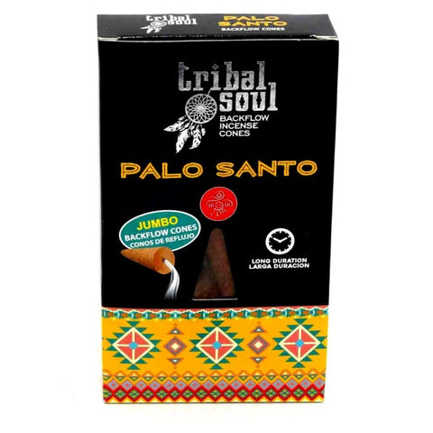 Palo Santo - Tribal Soul Backflow Incense Cones Hari Darshan