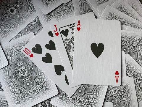 Ellusionist Cohort Ghost Edition Playing Cards Deck Gold White Magic Tricks NEW