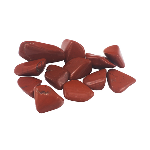 24 Large Tumble Stones - Jasper Red Gemstones Talisman Ancient Wisdom NEW