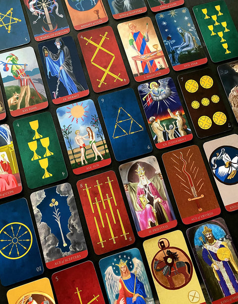Tarot Medieval Cards Deck Schiffer Publishing Caitlin Matthews Wil Kinghan NEW