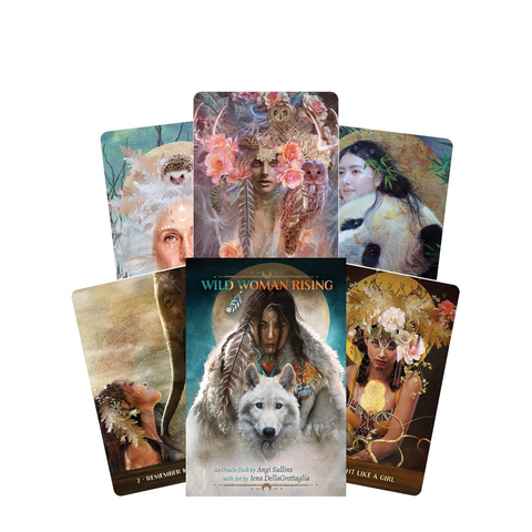 Wild Woman Rising Oracle Cards Deck Angi Sullins US Games Systems Fantasy Wld44