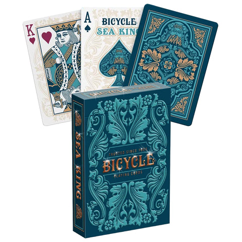 Sea King Bicycle Playing Cards Deck Magic Tricks Poker Games Made In USa NEW