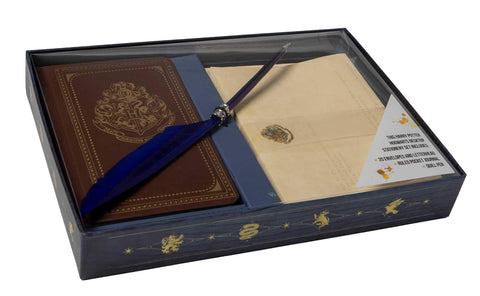 Harry Potter: Hogwarts School of Witchcraft and Wizardry Desktop Stationery Set (With Pen) Insight Editions