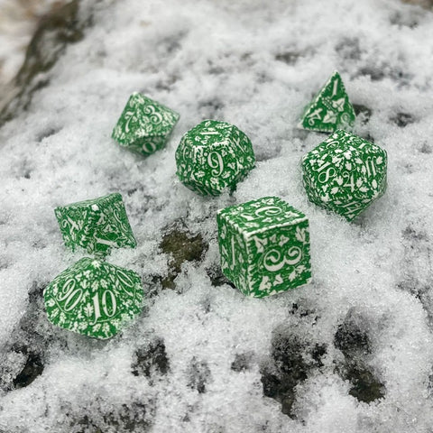 Forest Tundra Dice Set Green And White Story Role Playing Games Q-Workshop NEW