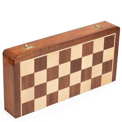 Italfama Magnetic Wooden Chess Set with Folding 40cm Board, King 7.5cm, Italy