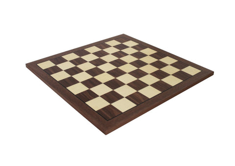 Italfama Handmade Italian Chess Set, Walnut/Maple Board, Weighted Pieces