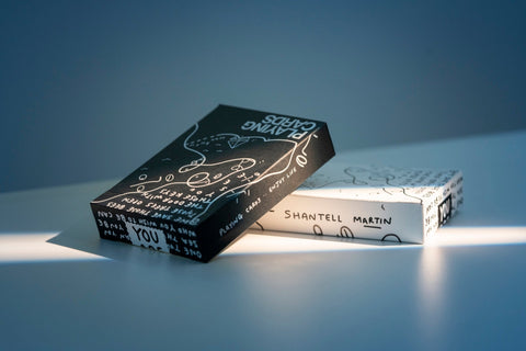 2x Shantell Martin Whitney White And Black Bundle Theory 11 Playing Cards T1149