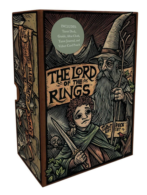 The Lord Of The Rings Tarot Cards Deck Gift Set Cloth Pouch Insight Editions NEW