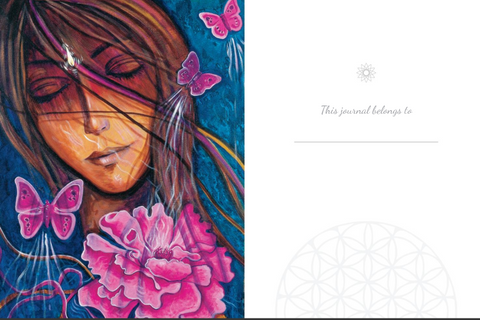 Mindfulness Writing & Creativity Journal Lined Notebook T.Carmine Blue Angel NEW