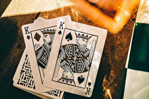 Ellusionist Knights Playing Cards White & Gold Deck Madison Ramsay Magic NEW