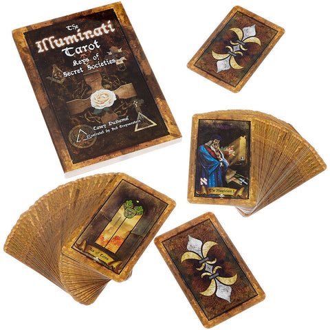Illuminati Tarot Cards Deck Book Set Schiffer Publishing Duhamel Esoteric NEW