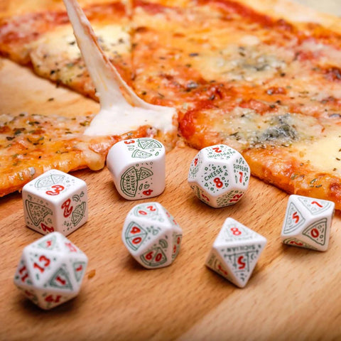 Q WORKSHOP Pizza Dice Set Pepperoni