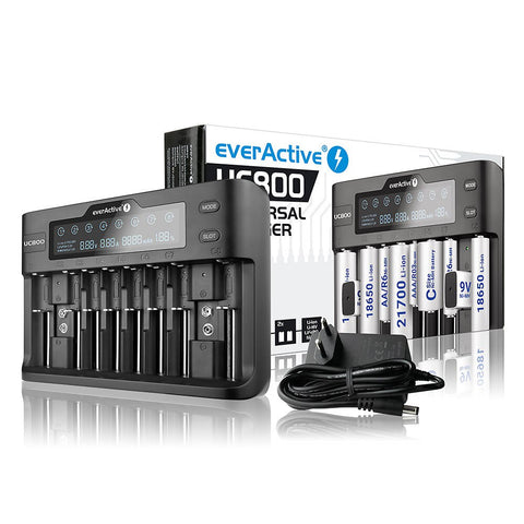 Everactive Uc800 Universal Charger Batteries Not Included Smart Charge NEW