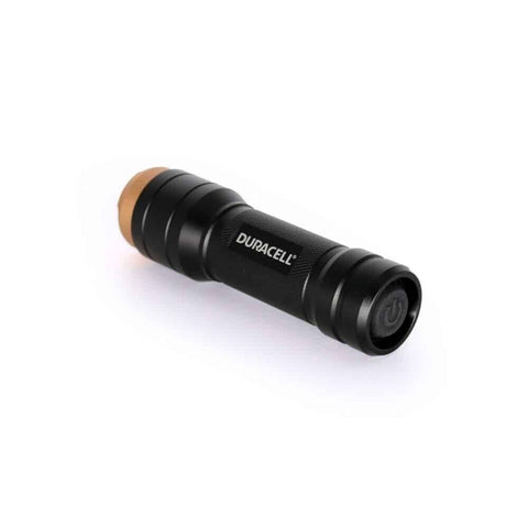 Duracell 250 Lumens Aluminum Flashlight + 3 Aaa Batteries Included Compact