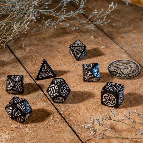 The Witcher Dice Set Yennefer The Obsidian Star Rpg Playing Games Q-Workshop NEW