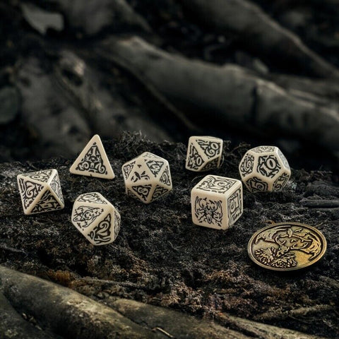 The Witcher Dice Set Leshen - The Master Of Crows Role Games Q-Workshop NEW
