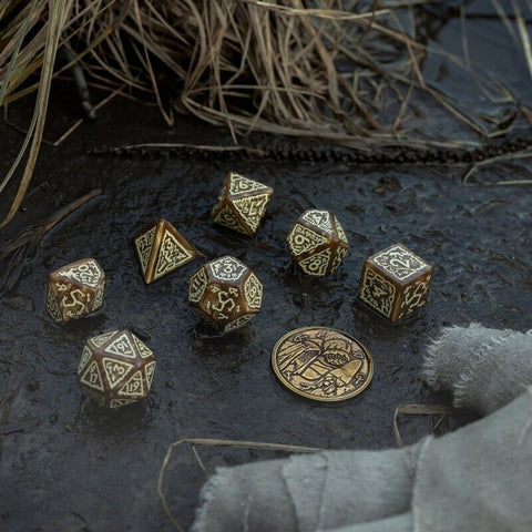 The Witcher Dice Set Crones- The Weavess And Coin Role Play Games Q-Workshop NEW