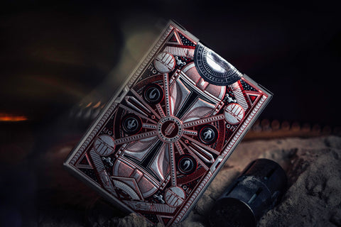 Mandalorian Star Wars Theory 11 Playing Cards Deck Magic Tricks Red Black