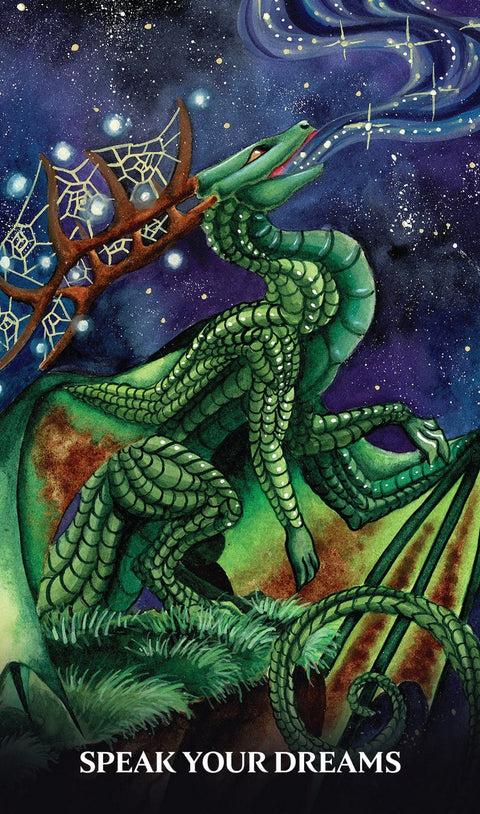Universal Dragon Oracle Cards Deck Blue Angel Carla Morrow Animals Healing NEW