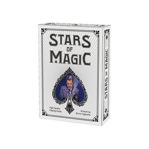 Stars Of Magic White Edition Playing Cards Deck Lo Scarabeo Made In USa NEW