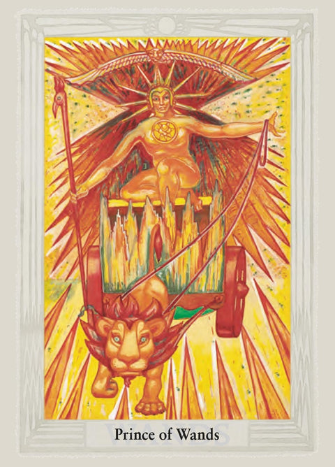 Thoth Tarot Cards De Luxe Aleister Crowley By Frieda Harris Art Agm 1067012377