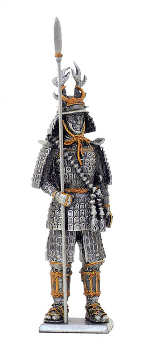 Italfama Samurai Soldier Pewter Figurine 12cm Hand-Painted Made in Italy