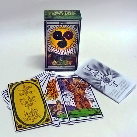 El Gran Tarot Esoterico Cards Deck Esoteric Fournier Made In Spain